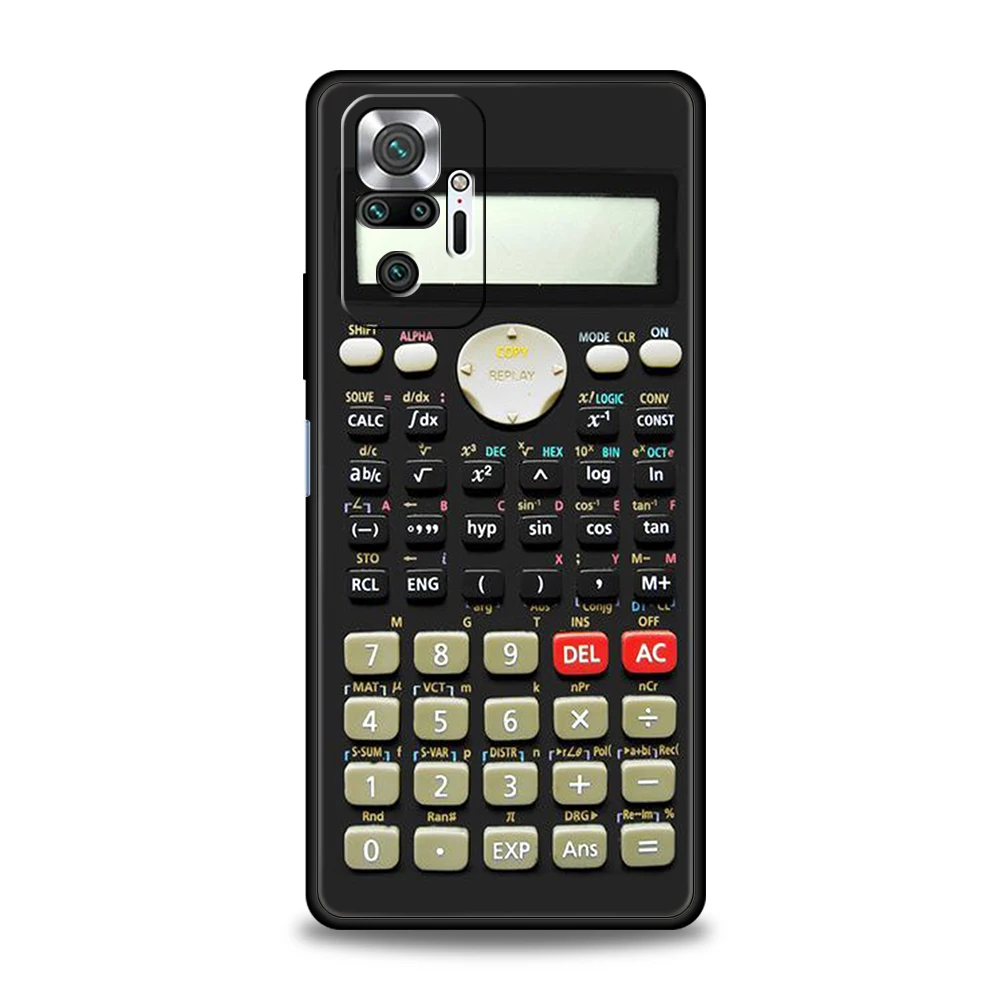 Retro-Rechner-Telefonhülle für Redmi 14C 10C Note 14 13 12 10 11 Pro Plus 7 8T K40 K50 Gaming Pro Plus 5G Softshell-Taschen – Detail 1