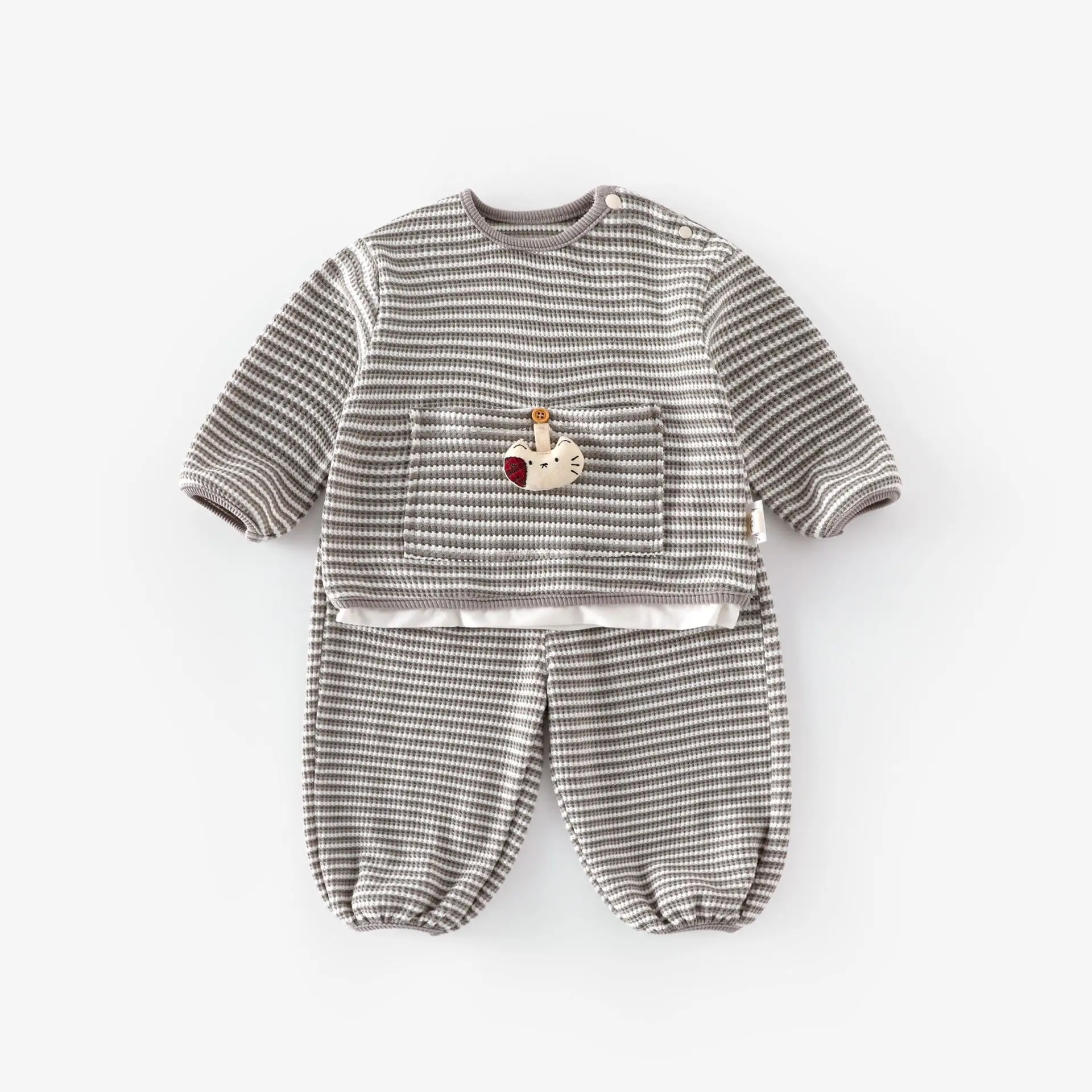 Kids Striped Hoodie and Pants Tracksuit Set for Boys and Girls