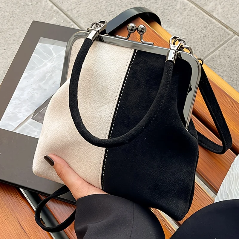 Women'S Soft Synthetic Crossbody with Twist Lock Closure, Compact Makeup & Lipstick Organizer For Travel, Work, Crossbody Purse