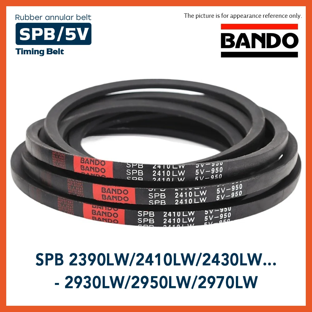 

Free Shipping BANDO SPB SECTION 17mm*14mm V BELT SPB2000LW/2020LW-SPB2360LW/2380LW Industry Black Rubber SPB Type Vee V Belt