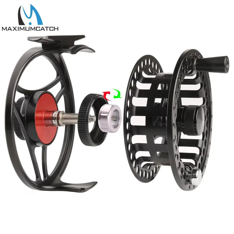 Large Arbor Aluminum Fly Reel 5