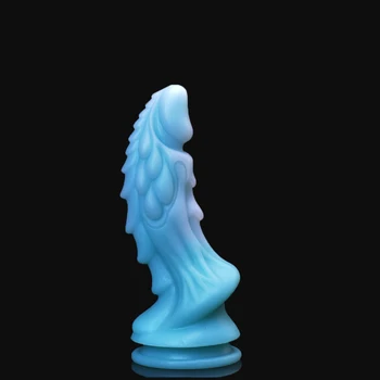 Realistic Monster Dildos Soft Liquid Silicone Huge Dinosaur Scales Penis With Suction Cup Sex Toys For Woman Female Masturbation 4