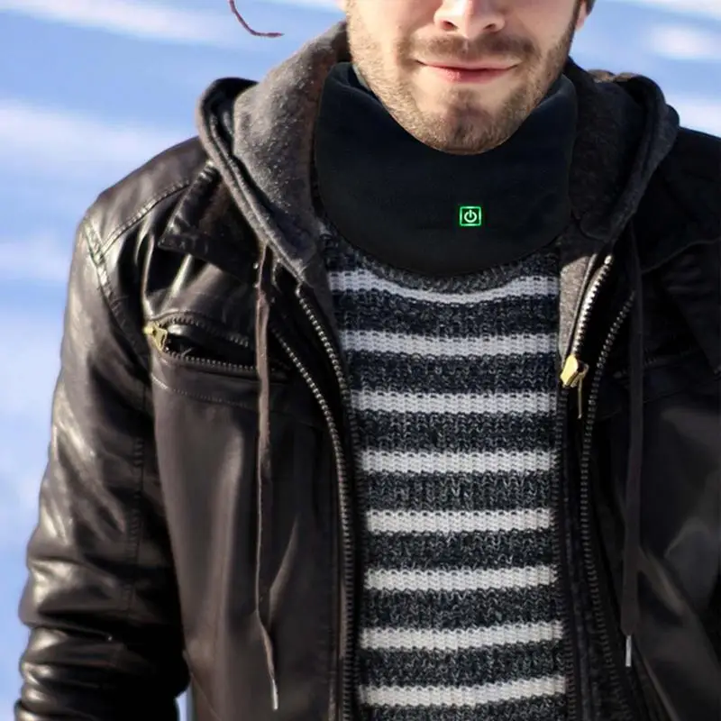Heated Neck Scarf Winter Neck Heating Warmer For Men And Women USB Charging Washable Autumn Tube Scarf With 3 Temperature Modes 3