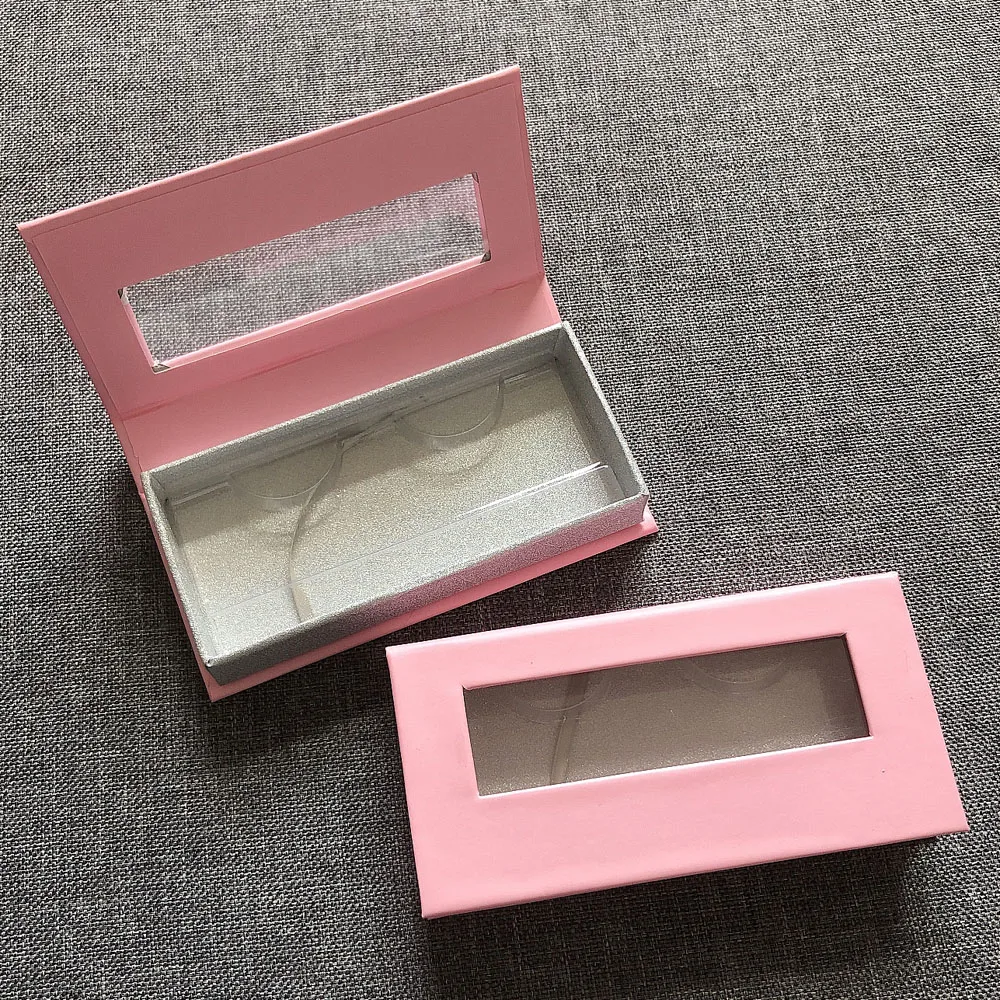 

Bulk 50/pack Wholesale False Eyelashes Package Box Eyelash Boxes Packaging Makeup Faux Cils 25MM Mink Eyelashes Lashes Box Cases