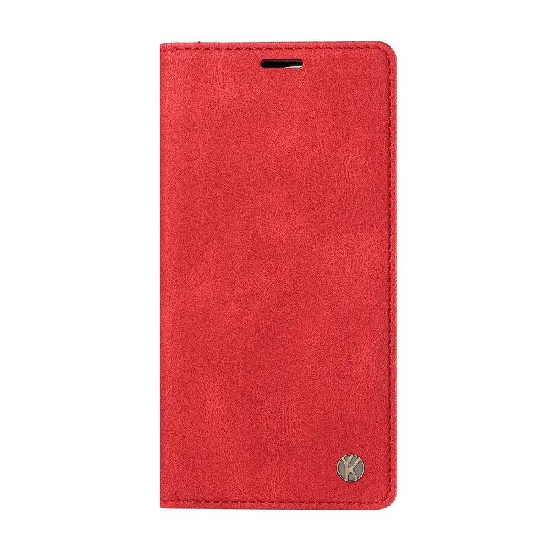 Magnetic Leather Flip Wallet Case - Premium Book-Style Cover