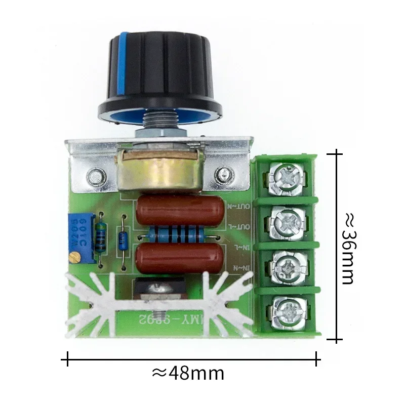 AC 220V 2000W SCR Voltage Regulator Module Dimmer Motor Speed Controller Thermostat Electronic