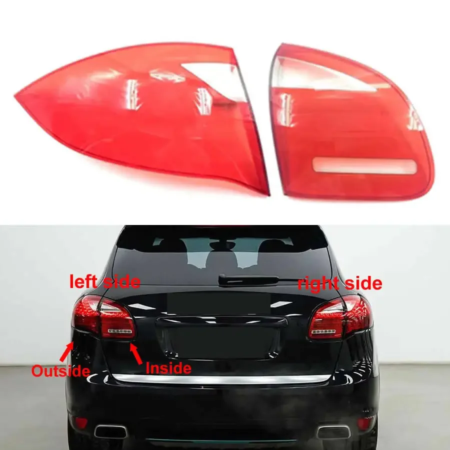 

For Porsche Cayenne 2011 2012 2013 2014 Rear Taillight Shell Tail Lamp Cover Brake Lights Mask Replace The Original Lampshade