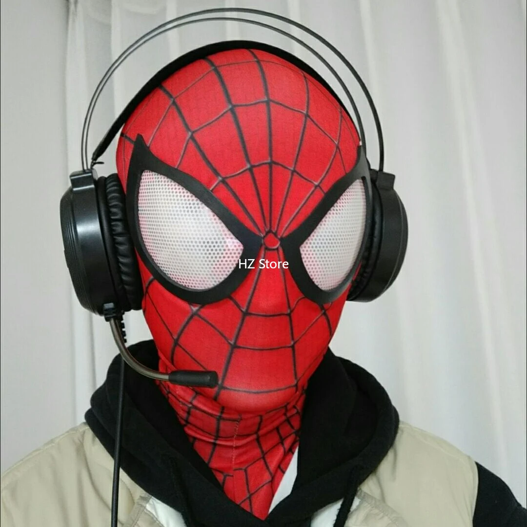 Marvel The Amazing Spider Man Mask Head Cover Gioco Di Ruolo Set Battle Suit Halloween Cosplay Replica Per Regalo Di Natale Di Compleanno