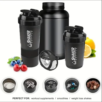2-Tier Protein Shaker Bottle 1