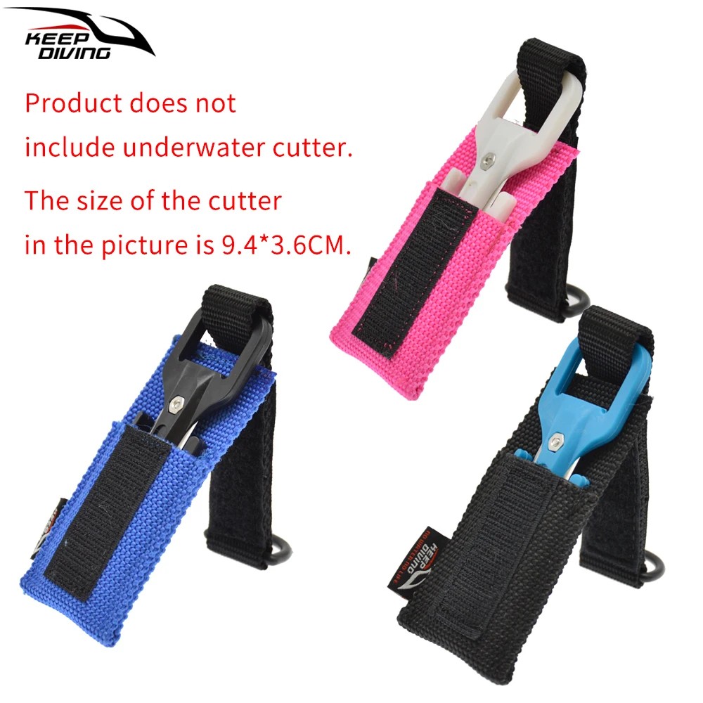 1PCS Tauchen Unterwasser Schneiden Spezielle Messer Cutter Abdeckung Kann Durch 5CM Gurtband Tragen-beständig Nylon Cutter Abdeckung getragen werden – Detail 3