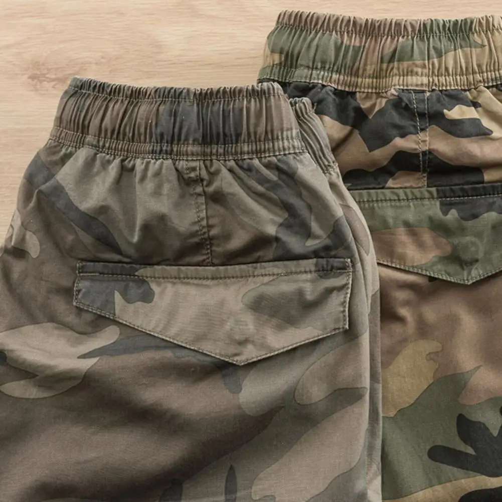 Men's Cargo Pants Summer Cotton Trousers Sweatpants Stretch Camouflage Casual Pants cargo Streetwear fashion pants