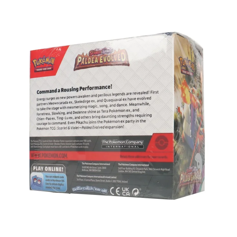 영어  카드 TCG: 스칼렛 & 바이올렛 PALDEA 진화 부스터 박스,  카드 36 팩 박스, 324 개