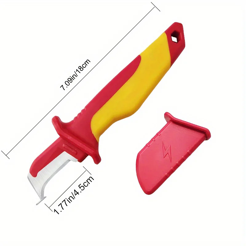 Stripper Knife Ergonomic Non-Collapsible for Electricians