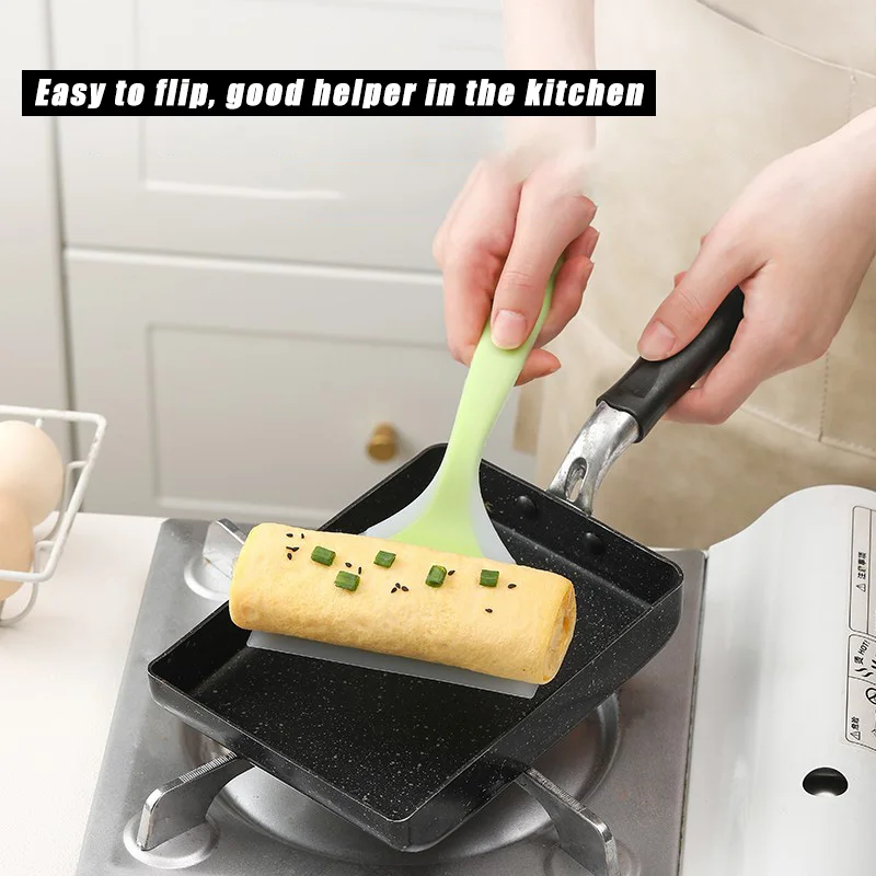Non-stick Pan Special Spatula Silicone Wide Pancakes Spatula for Eggs Fish Pancake Pizza Kitchen Cooking Fried Shovel Tools