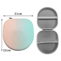 Premium Hard EVA Earphone Carrying Pouch - Protective Headphone Travel Case (Enlarged color bag)