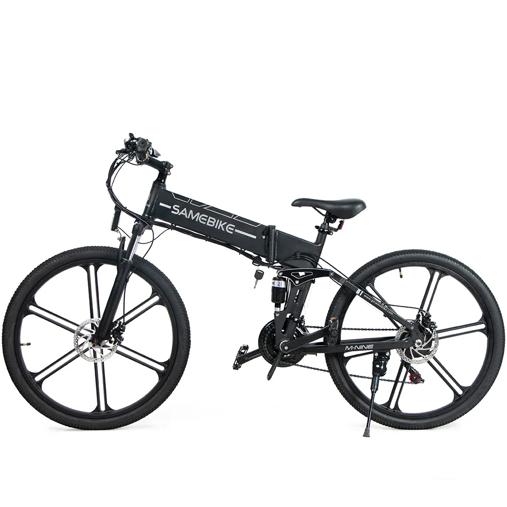 

EU UK Stock Electric Bike SAMEBIKE LO26-II-IT 500W48V10AH 26-inch Folding Ebike Full Suspension Mountain Adult Electric Bicycles