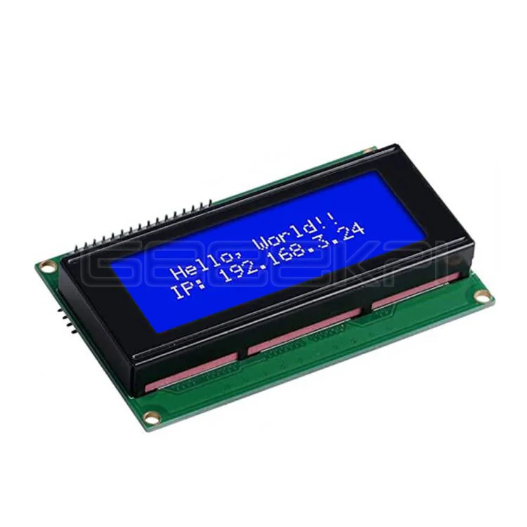 GeeekPi IIC I2C TWI Serial LCD 2004 20x4 Display Module with I2C Interface Adapter Blue Backlight for Raspberry Pi Arduino STM32 DIY Maker Project BPI GeeekPi IIC⁄I2C TWI Serial LCD 1602 16x2 Display Module with I2C