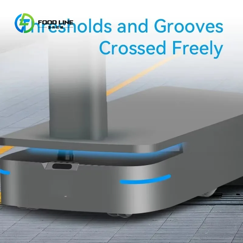 Oxbot F500 Personalizzato: Robot di Consegna Intelligente con Navigazione Automatica e Servizio di Guida per Fabbriche - immagine 4