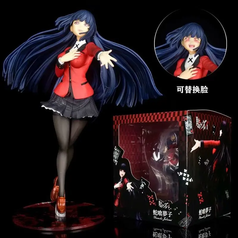 

22cm Yumeko Jabami Anime Figure ARTFX J Kakegurui Jabami Yumeko Action Figure Kakegurui Meari Saotome Figurine Model Doll Toys