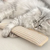 Oreiller et coussin à gratter, housse de lit en Sisal robuste avec coussin rempli, Base antidérapante, meubles doux et durables pour animaux de compagnie, 1 pièce 3