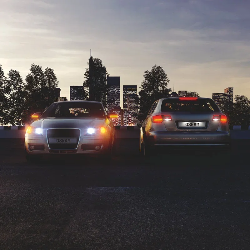 OSRAM LEDriving SL S25 P21W PY21W P21/5WLED – Dual-Filament Brake & Tail Light, Red, CANBUS Integrated, 2-Pack