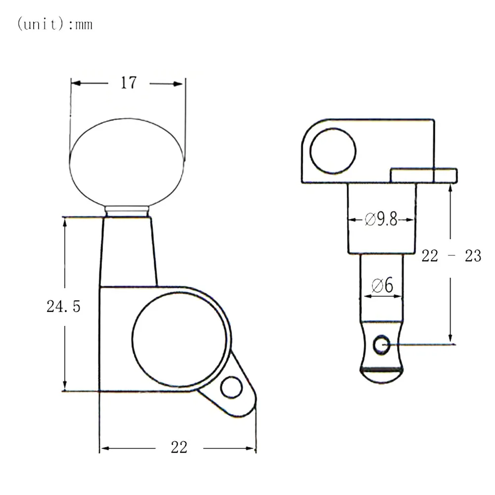 

6 шт., тюнинг для акустической и электрогитары, 3L3R/2L4R/2R4L/6L/6R