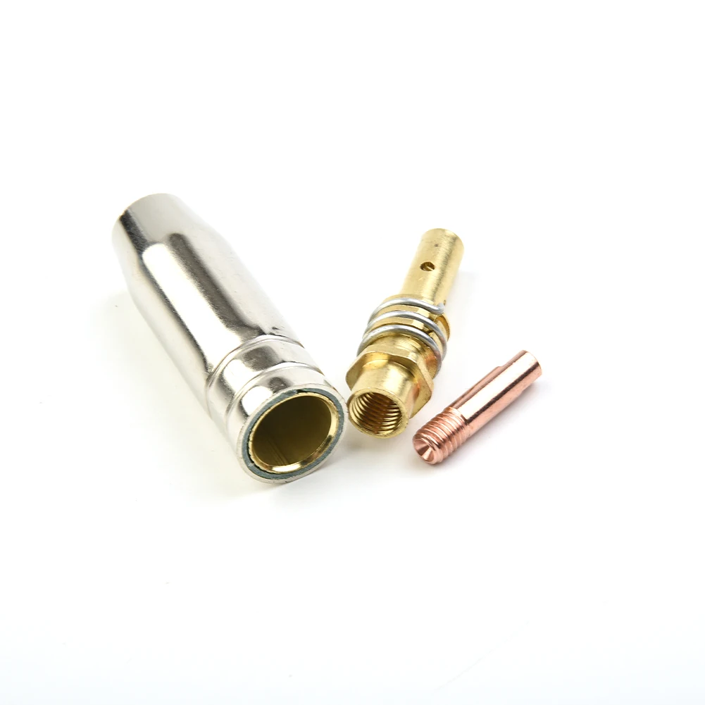 

3pcs /set Weldinng Torch Air Cooled MB 15AK Contact Tip Holder Gas Nozzle Welding Metal Access Industrial Supplie