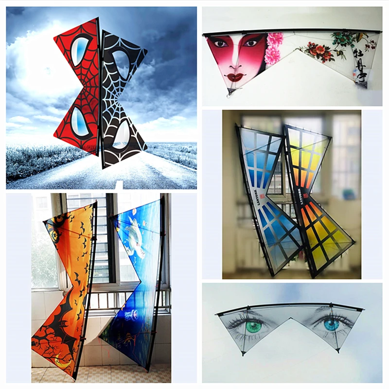

Free Shipping quad line stunt kites flying for adults kites control bar professional wind kites factory outdoor toy surf kite
