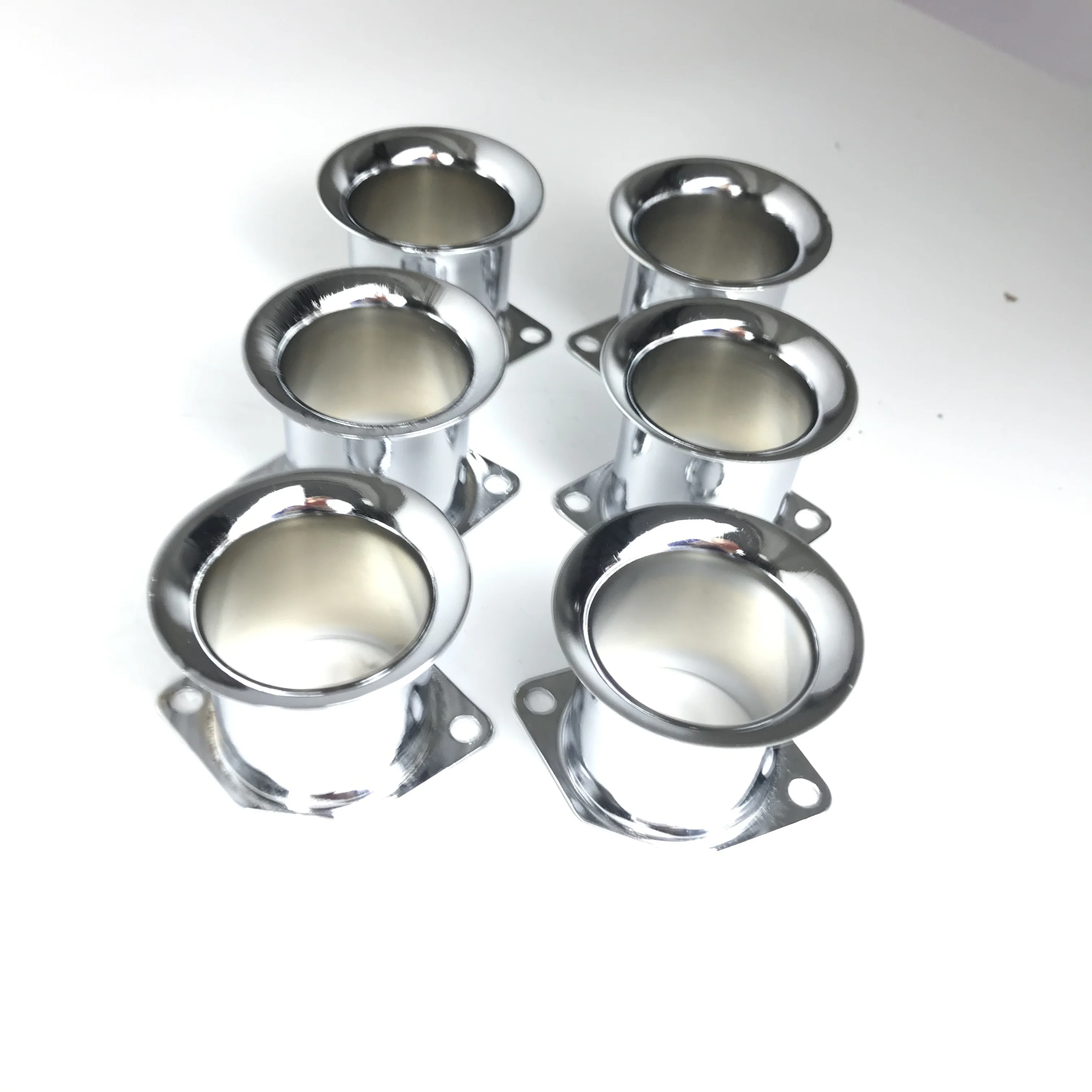 SherryBerg Carburetor horns 6 X New Air Horn Velocity Stacks Pipe Trumpet Slides For Weber 45dcoe 45mm 44IDF Carburetor Carb