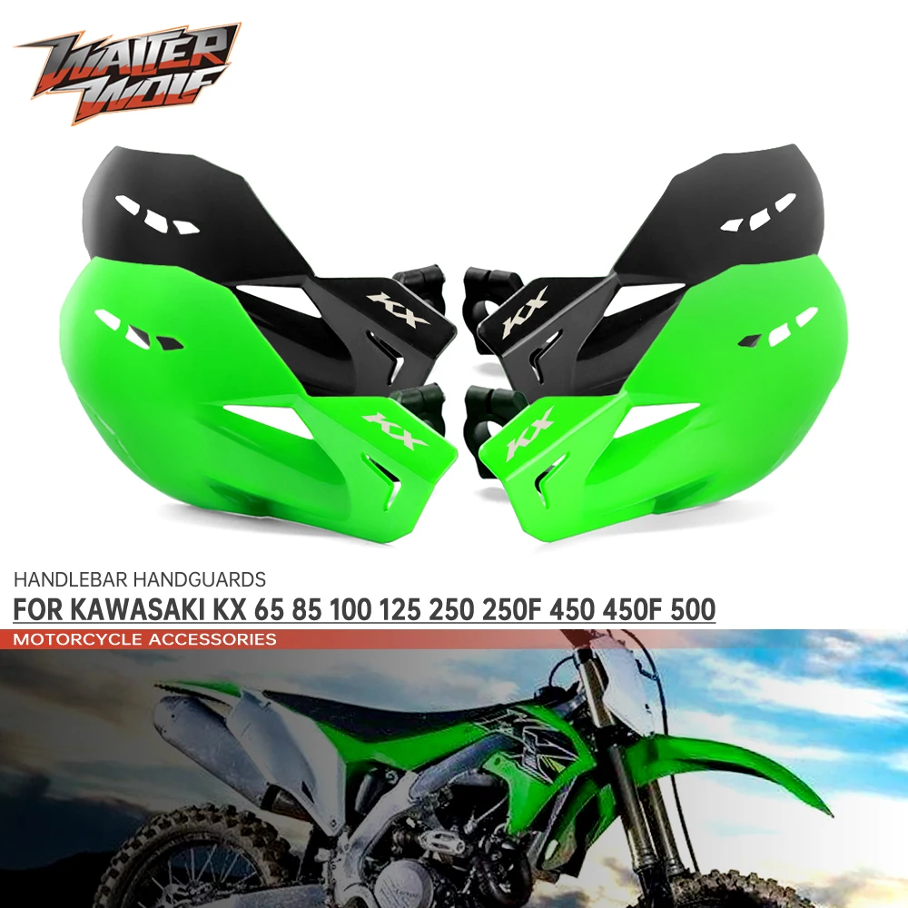 Guiador Handguards Para KAWASAKI KX250F KX450F KX125 KX85 KX65 KX100 KX