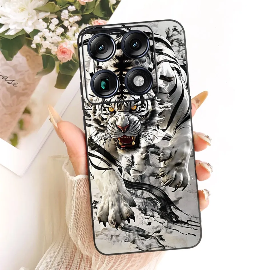 Floral Marble Soft Silicone Protective Case
