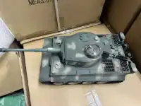 Heng Long 1/16 RC Tank German Tiger I 7.0 3818 S33 RTR RC Toys Model Remote Control Tank Battery Radio BB Pellets Smoking Model 2