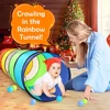 Kids Play Tunnel Tent for Toddlers Colorful Pop Up Crawl Toy for Baby or Pet with Breathable Mesh Collapsible Gift for Game 6