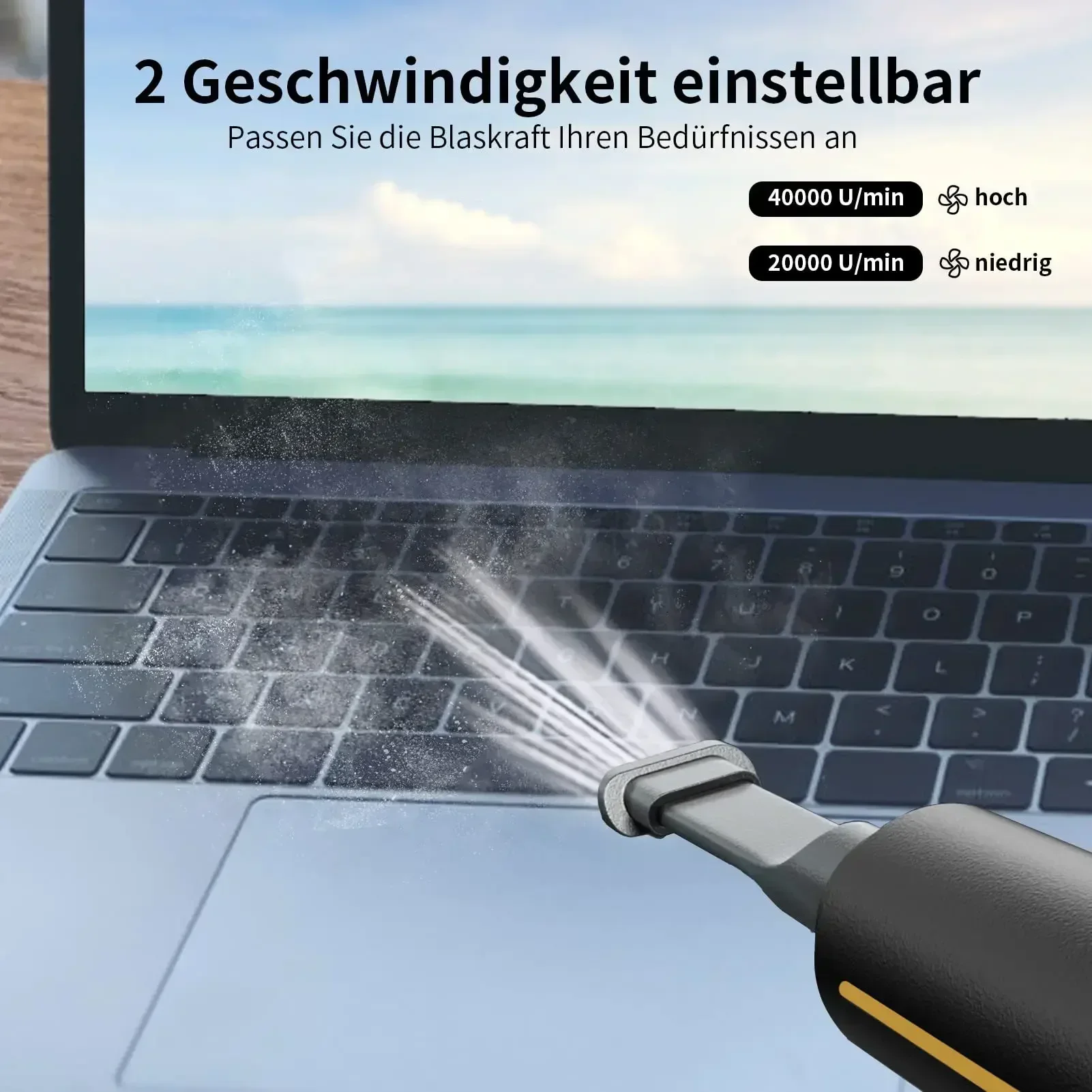 Electric Air Blower Duster &Air Pump 3-in-1,Canned air Compressed Air Cans for Computer Desk cleaner Keyboard Cleaner for Office 6