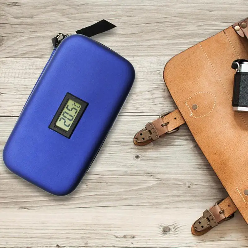 Insulins Cooler Travel Case Mini Insulins Cooler Bag Heat Insulation Temperature Display Medicine Diabetic Supplies Travel Case