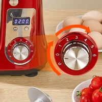 BioloMix 6-скоростной кухонный миксер для еды, 1200 Вт, тихий двигатель постоянного тока, чаша из нержавеющей стали 6 л с венчиком для крема, яиц, тестомес — изображение 5