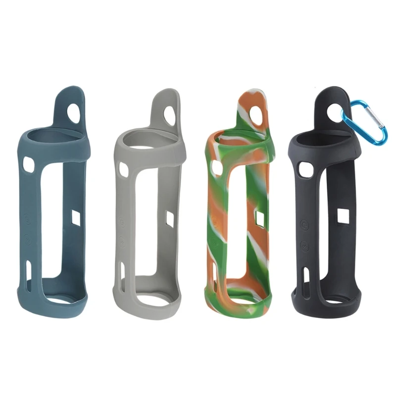 

Shockproof Silicone Case with Carabiner Hook Speaker Carry Case for JBLFlip 5