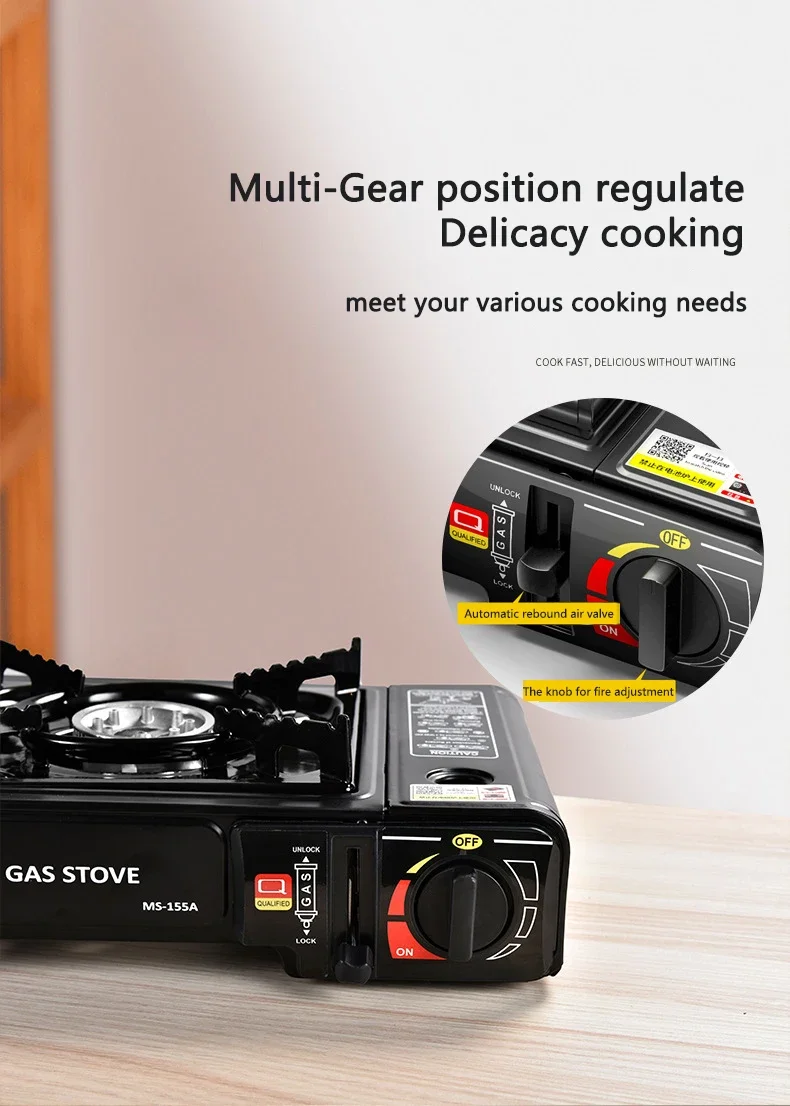 Custom Popular Outdoor Portable  Burner  Hiking Portable Gas  Butane Stove For Camping 5