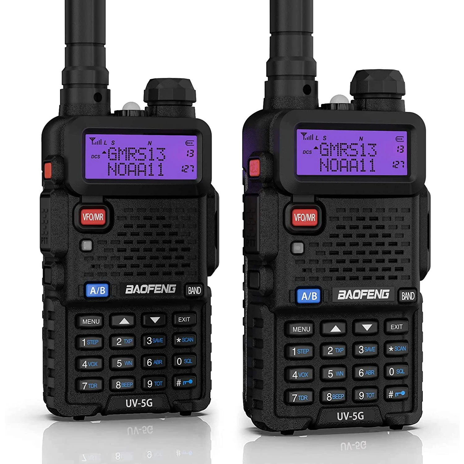 BAOFENG UV-5G (UV-5X) GMRS ๋ผ๋์ค, 2PCS