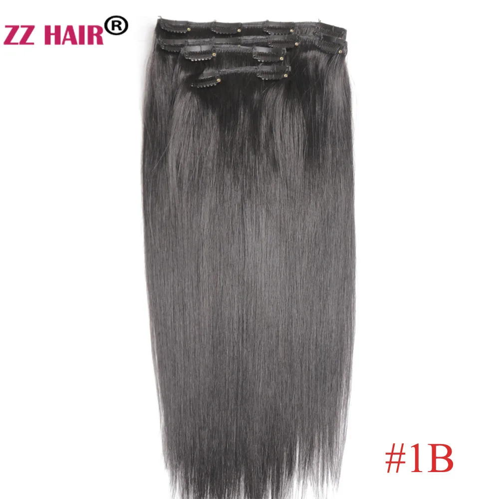 ZZHAIR 100%  Ŭ  ΰ Ӹī Ȯ 16 -24 4Pcs Ʈ 80g-100g 2x20 2x10 4  ڿ ƮƮ