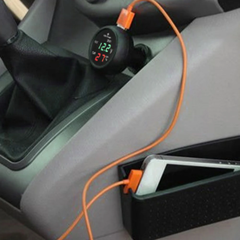 3 in 1 12/24V Car Auto Monitor Display USB Charging Charger for Phone Tablet Monitor Display Charging for Phone Tablet GPS