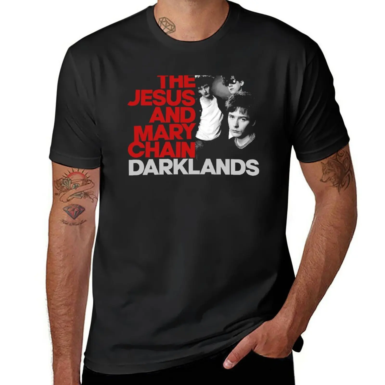 

New JAMC 80's Darklands T-Shirt tops summer tops t-shirts man Short sleeve tee mens vintage t shirts