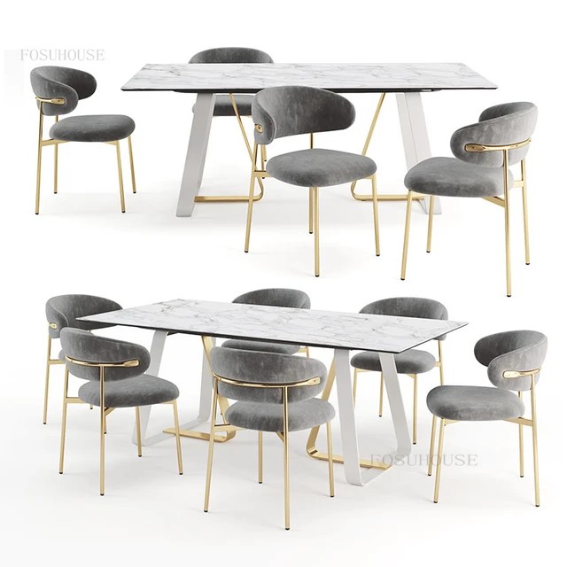  GUOSHUCHE Silla nórdica, sillas de comedor huecas de hierro  forjado, respaldo original para exteriores, reposabrazos creativo, muebles  para el hogar (color amortiguador blanco oscuro) : Hogar y Cocina