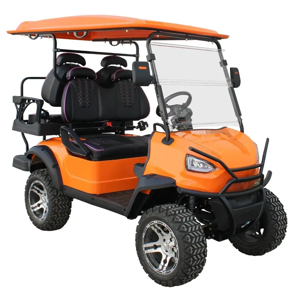 Golf Cart, 48V Lithium Battery Four-seater, Mini Sightseeing Bus, for Golf Cart on Golf Course
