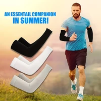 Unisex Cooling Arm Sleeves Cover Anti-UV Sunscreen Sports Running Sleeve  Outdoor Sport Cycling Arm Warmers for Men Women 2