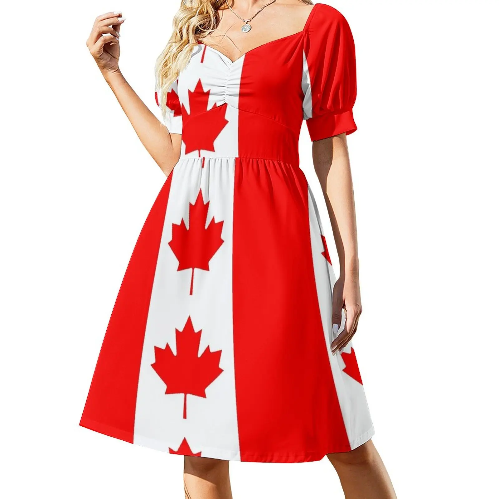 

Canada | Canadian Flag Sleeveless Dress Women long dress Women dresses summer women evening dress