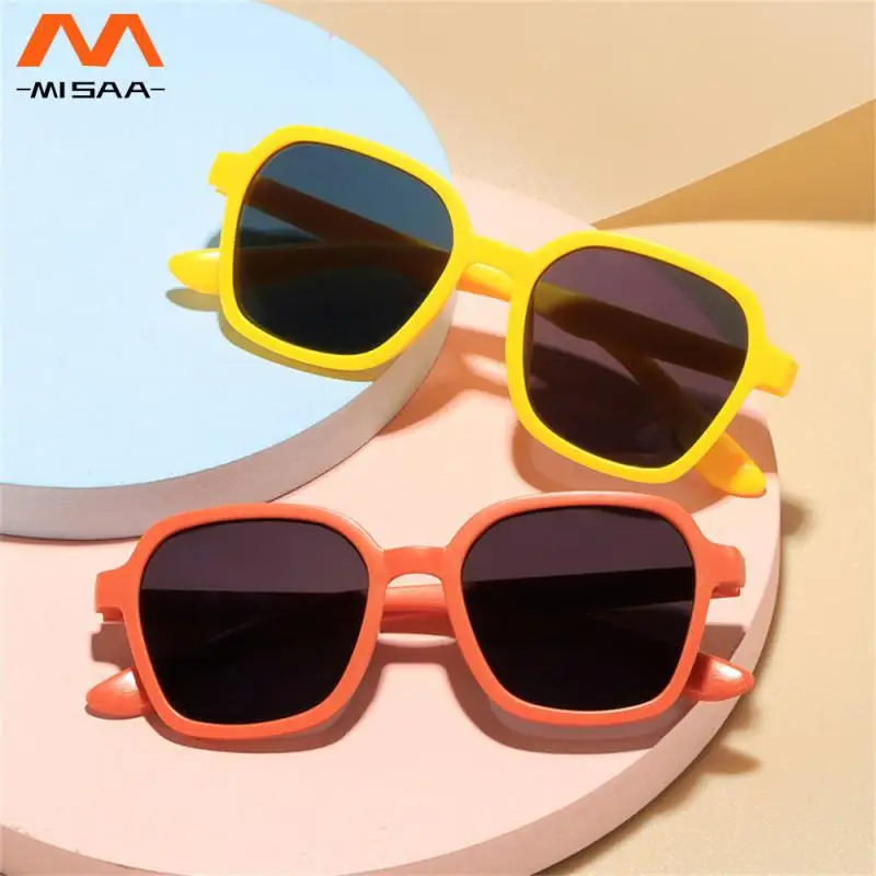  Uv385 Kids Sunglasses Wear Resistant Glasses Full Frame Vintage Solid Clear And Bright Clothing Accessories Retro Sunglasses 