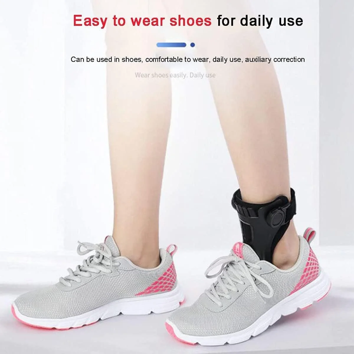 Foot Drop Orthosis Brace Adjustable Ankle Support for Stability Drop Foot Brace  Ankle Support for Stroke Shoes Walking