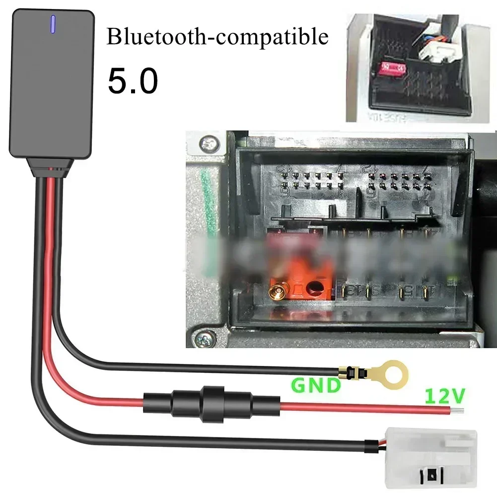 Aux 차량용 MP3 블루투스 어댑터 음악 라디오, 스코다, 파사트, 골프 MFD 3 RCD 210 310 510 RNS 310 315 510 810
