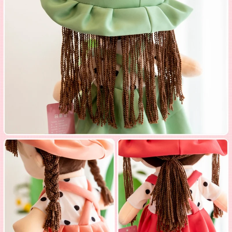 45cm Super Kawaii Plush Girls Doll with Clothes Kid Girls Baby Appease Toys Stuffed Soft Cartoon Plush Toys for Children Gift 2